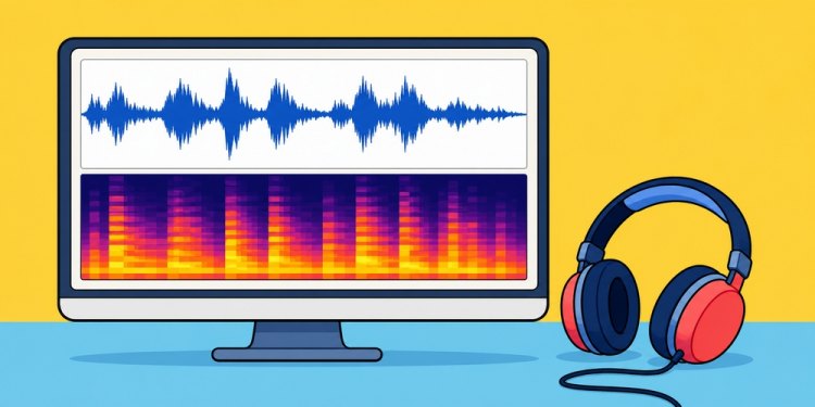 نمایش بصری یک قطعه موسیقی و طیف فرکانسی آن